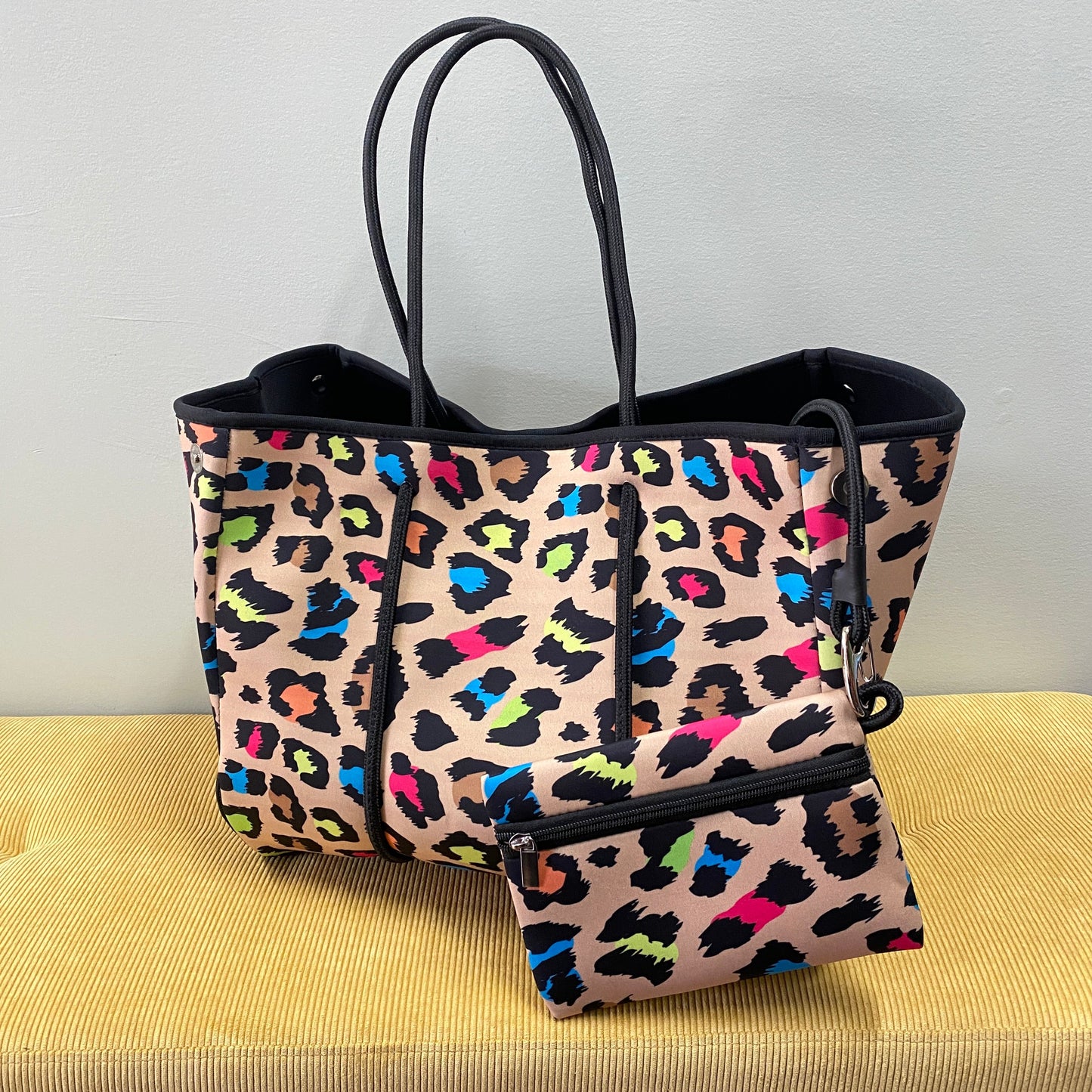 Neoprene Tote - Rainbow Animal