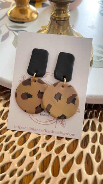 Leo Clay Earrings